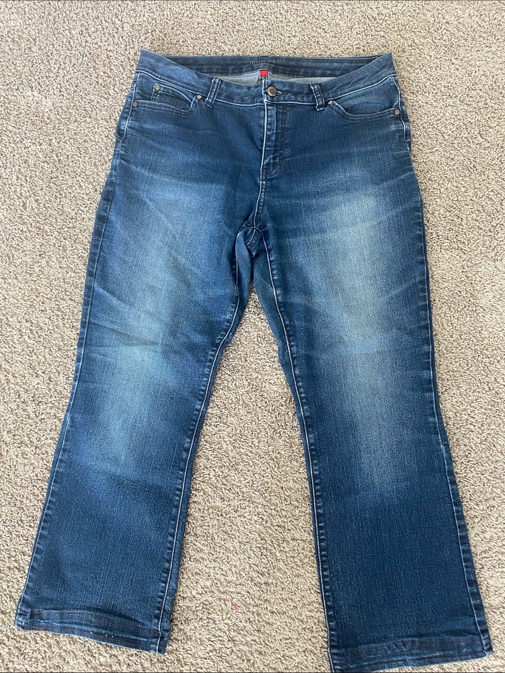Jennifer Lopez Men's Bootcut Jeans in Dark Blue Wash